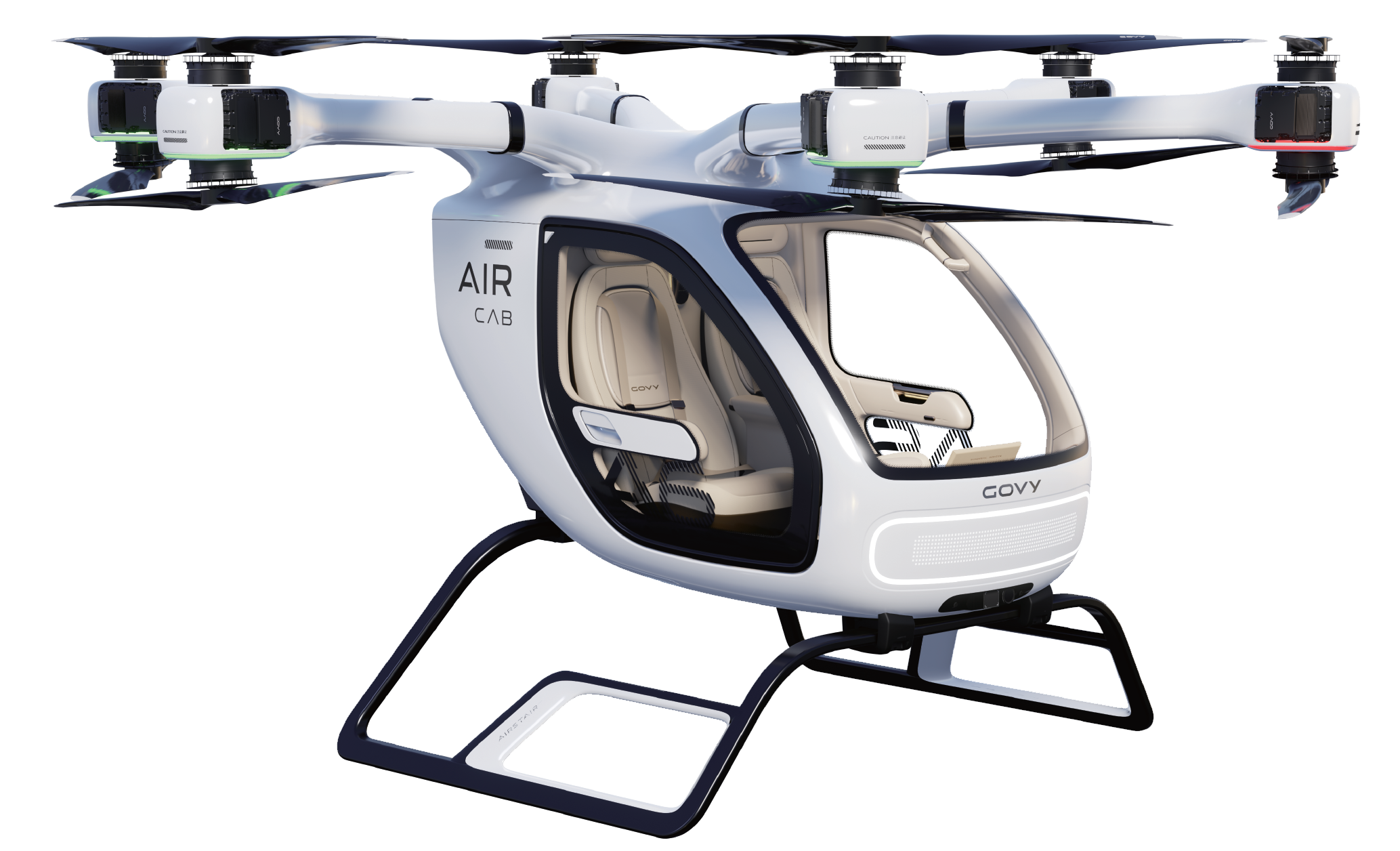 Salão do Automóvel de São Paulo: GAC Apresenta o GOVY AirCab, seu primeiro Carro Voador